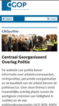 Mobile Screenshot of cao-politie.nl