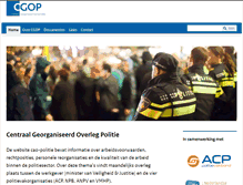 Tablet Screenshot of cao-politie.nl